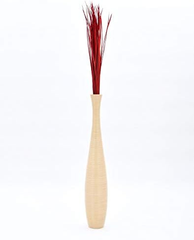Leewadee Tall Vase Filler Red 45 Inch Natural Grass Stems