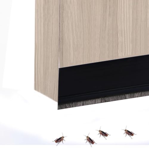 Saim Door Sweep for Bottom of Door 2 Pcs Self-Adhesive Draft Stopper