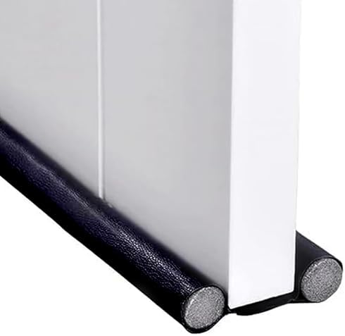 Adjustable Under Door Draft Blocker 37 Inch Black