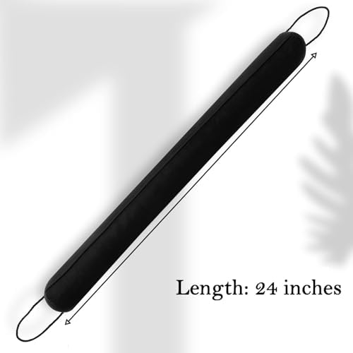 Sunolga 2 Pack Door Draft Stopper Black