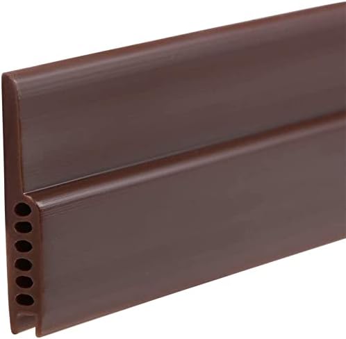 PVC Door Draft Stopper 2x36 Inches Brown