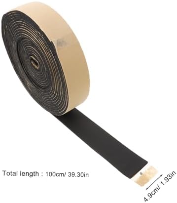 HOMSFOU Draft Stopper Strip for Doors Windproof Sealing Tape Soundproofing Door Frame Sealer