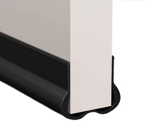 Soundproof Door Seal with Noise Reduction and Insulation Black