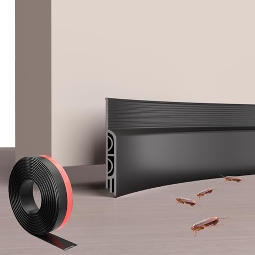 KAYLEINSTER 78 Inch Door Draft Stopper Black