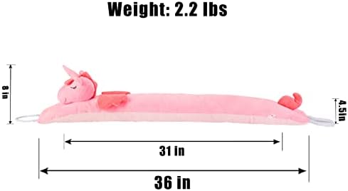 Estimber Under Door Draft Stopper Unicorn Decor 36 Inch