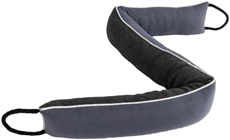 Duck Brand Weighted Door Draft Stopper 36 Door Gap Coverage 1-Pack Dark Gray