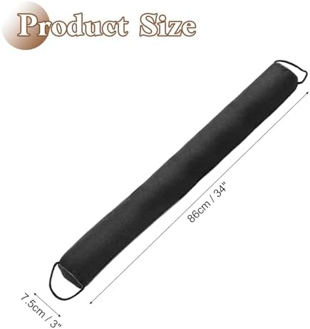 Uxcell Door Sweep 34 x 3 Draft Stopper Black