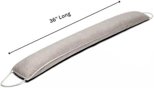 36 Inch Linen Draft Stopper Energy Saving Noise Reduction