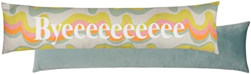 Byeeeeee Draught Excluder Cover with Velvet Reverse