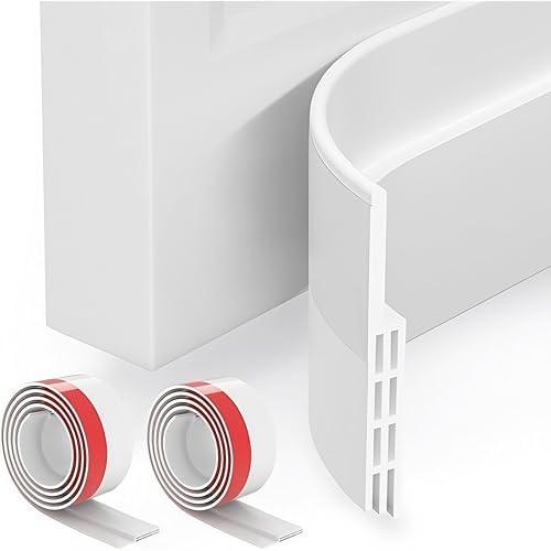 2PCs Silicone Door Draft Stoppers 39 Inch Weather Stripping 1