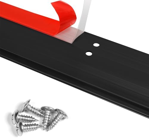 GALOFAY Door Draft Stopper 36 Inch Aluminum Blocker with Rubber Sweep