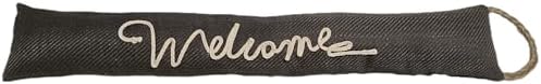 Buracoli Fabric Draft Stopper for Door and Window with Hanging Rope