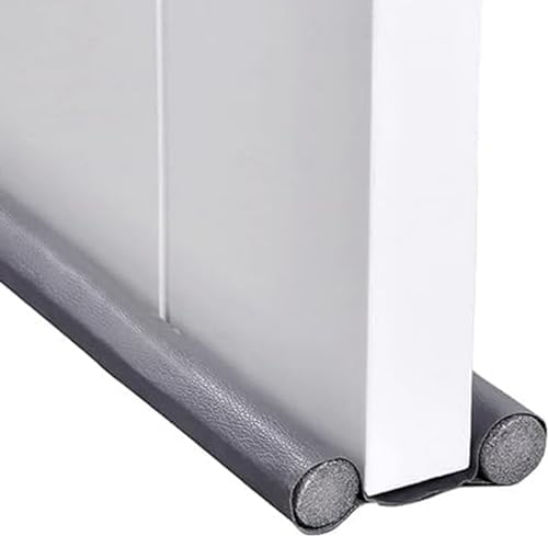Adjustable Under Door Draft Blocker 37 Inch Gray