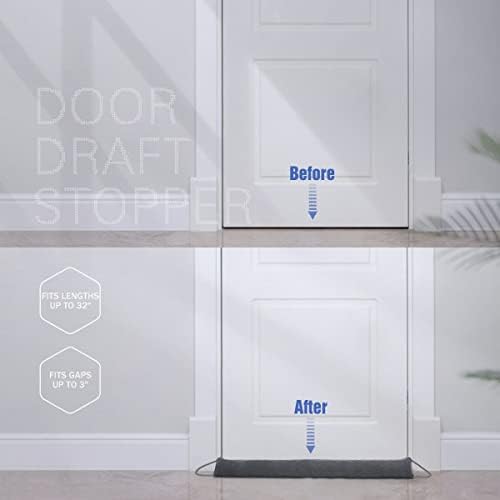 Tuffen Door Draft Stopper 32 Inch Gray