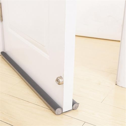 Adjustable Door Draft Stopper - 366 Inch Black Gap Filler