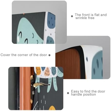 Susiyo Dark Cartoon Turtles Halloween Door Cover