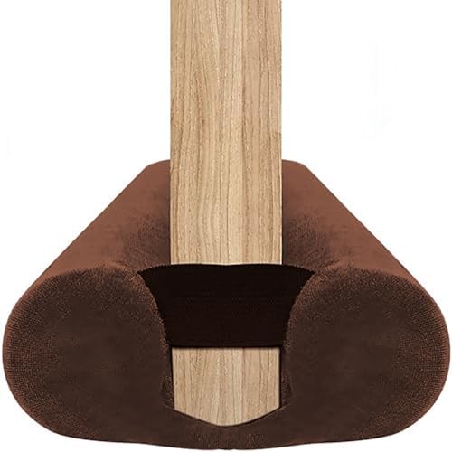 BKSAI Door Draft Stopper No Adhesive 24-29IN Brown
