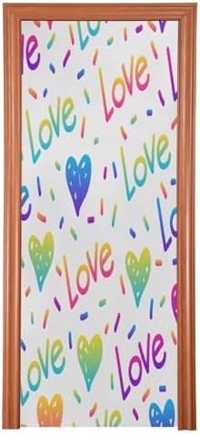 Susiyo Abstract Rainbow Halloween Door Cover 1