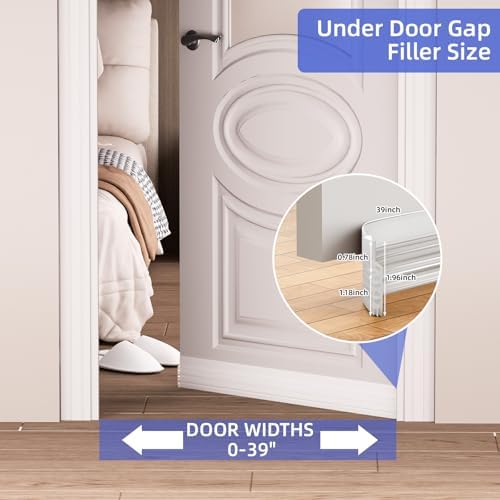 Door Draft Stopper 39 Inch Silicone Weather Seal