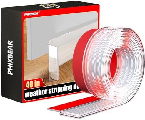 Silicone Door Draft Stopper Transparent Weather Stripping for Windproof and Sound Insulation