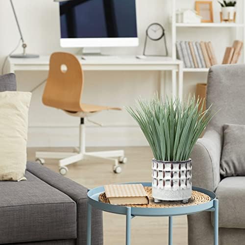Hollyone Artificial Grass Potted Plant for Home Decor