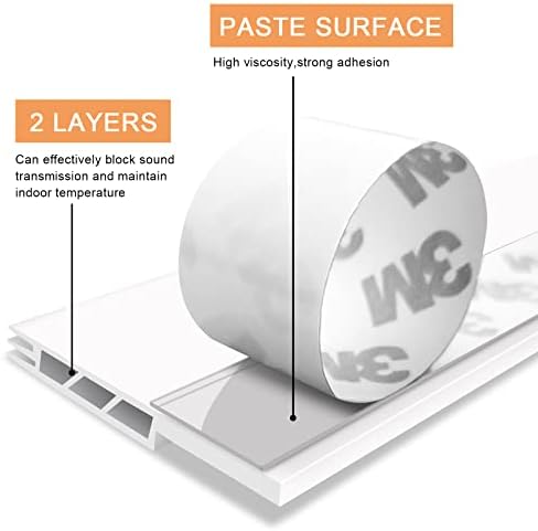 Pehoto Door Draft Stopper 39 Inch Weather Stripping