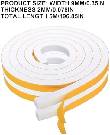 16 Feet Weather Stripping Door Draft Stopper for Bottom