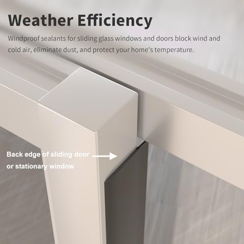 Weather Stripping Door Seal 236 Cuttable Black Draft Stopper
