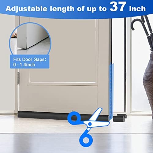 GWSNIO Door Draft Stopper 37 Inch Adjustable