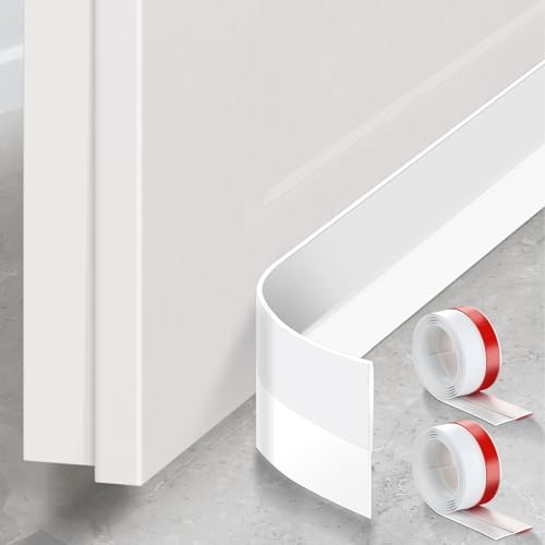 Joaercs Draft Stopper 2 Pack Door Sweep Seal Strip