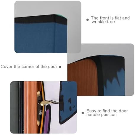 Susiyo Halloween Door Cover 32x79 in Stretch Fabric