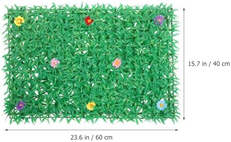 Zerodeko Artificial Plant Wall Panel Lifelike Greenery Decor