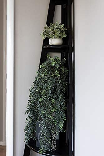 Artificial Hanging Plants 30 In Eucalyptus Greenery Set of 2