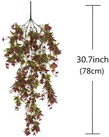 Red Artificial Hanging Vine Garland 2 pcs