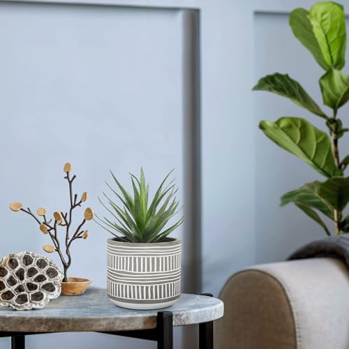 Derekey Artificial Plants Indoor Fake Plants in Pots