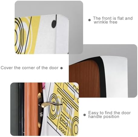 Susiyo Cartoon Radio Halloween Door Cover 32x79 In