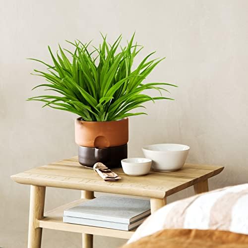 Ruidazon Artificial Grass 12PCS UV Resistant Outdoor Decor Greenery