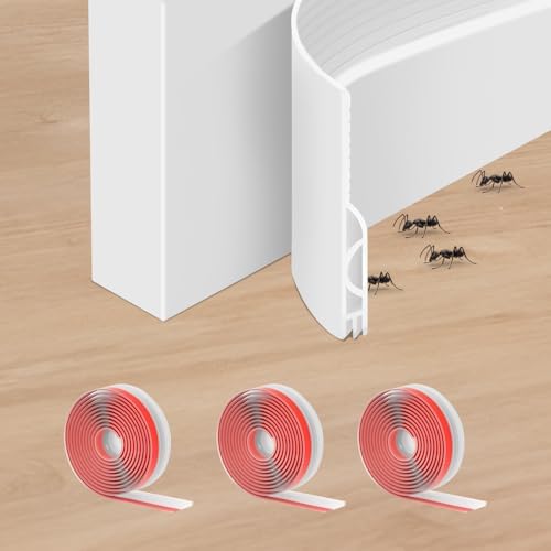 3 Pack Door Draft Stopper Weather Stripping Seal