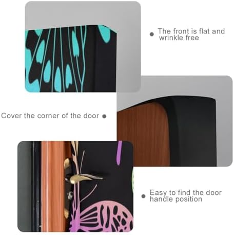 Susiyo Glowing Butterfly Halloween Door Cover