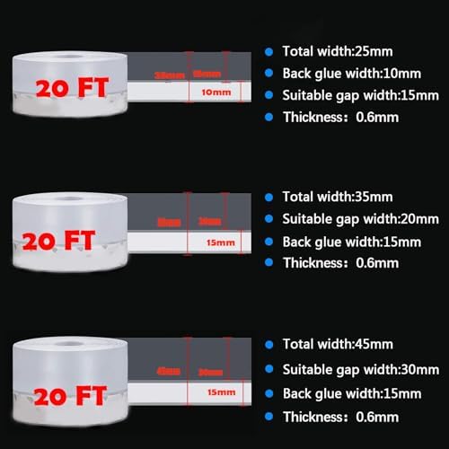 YIZHONG 20 Ft Door Draft Stopper Silicone Seal Strip