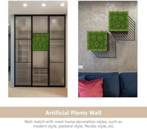 Fomiyess Artificial Moss Mat Wall Decor