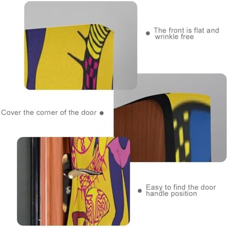 Susiyo Dancing People Christmas Door Cover 32x79 in