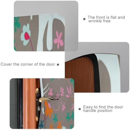 Susiyo Elephants and Flowers Halloween Door Cover