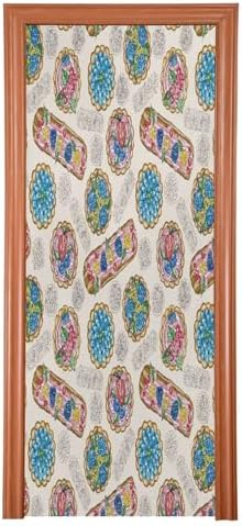 Susiyo Halloween Door Cover with Fruits 32x79 in