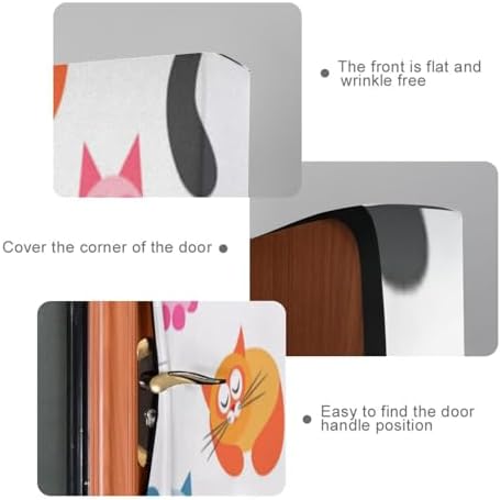 Susiyo Halloween Cats Door Cover 32x79 Inches