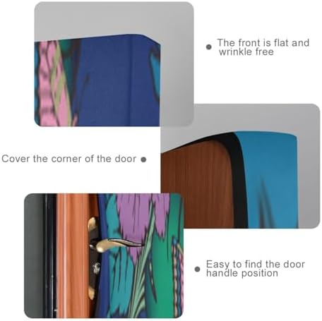 Susiyo Dark Green Zebra Halloween Door Cover