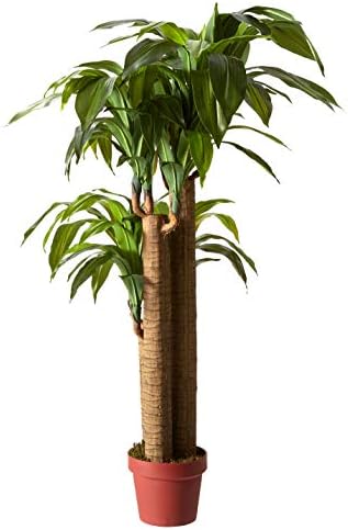 Nearly Natural 4ft Corn Stalk Dracaena Silk Plant