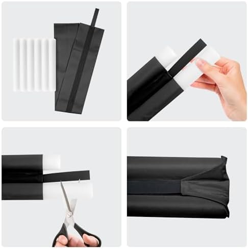 Under Door Draft Stopper 36 Inch Double Sided Noise Blocker