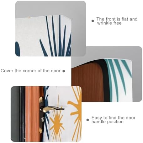 Susiyo Firework Stars Halloween Door Cover 32x79in