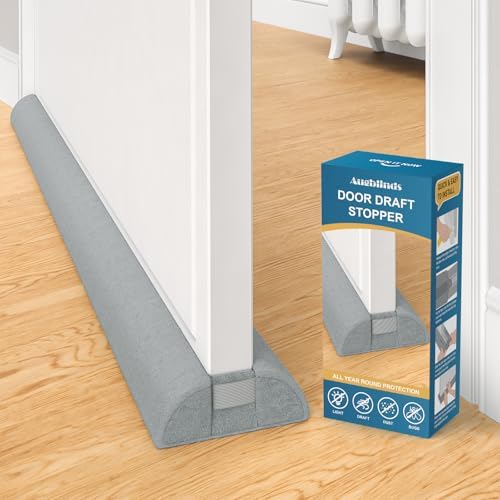 Door Draft Stopper 36 Inch Adjustable 30-36 Soundproof Seal